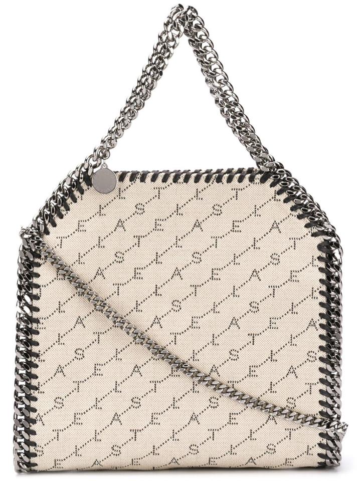Stella Mccartney Mini Falabella Monogram Tote - Neutrals