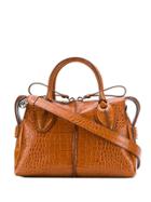 Tod's Medium D-styling Tote Bag - Brown