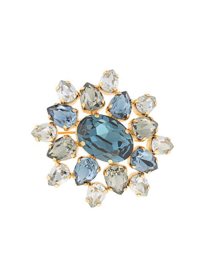 Melissa Kandiyotti Maharadjah Brooch - Metallic