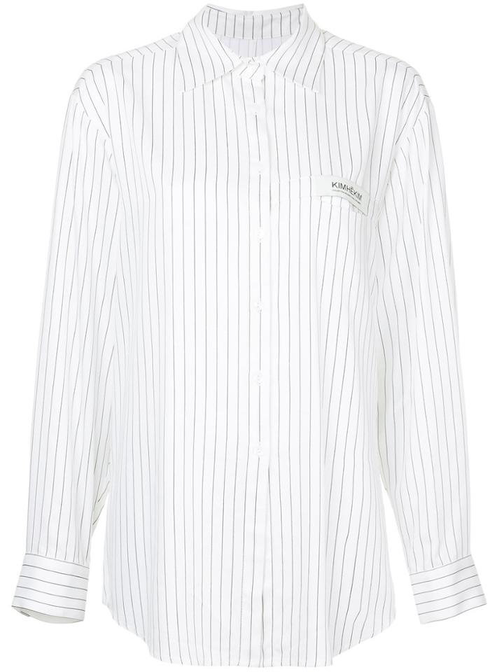 Kimhekim Kimhekim Label Shirt - White