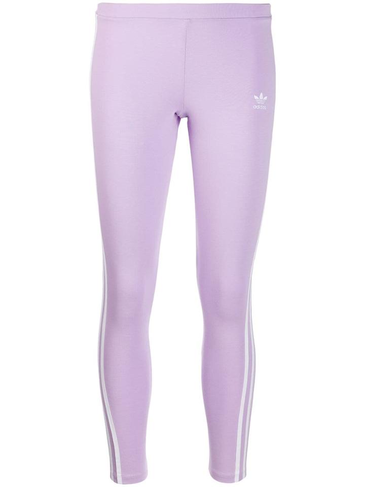 Adidas 3-stripes Leggings - Purple