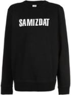 Yang Li - Logo Crewneck Sweater - Women - Cotton - S, Black, Cotton