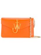 Gold-tone Hardware Shoulder Bag, Women's, Yellow/orange, Calf Leather, J.w.anderson