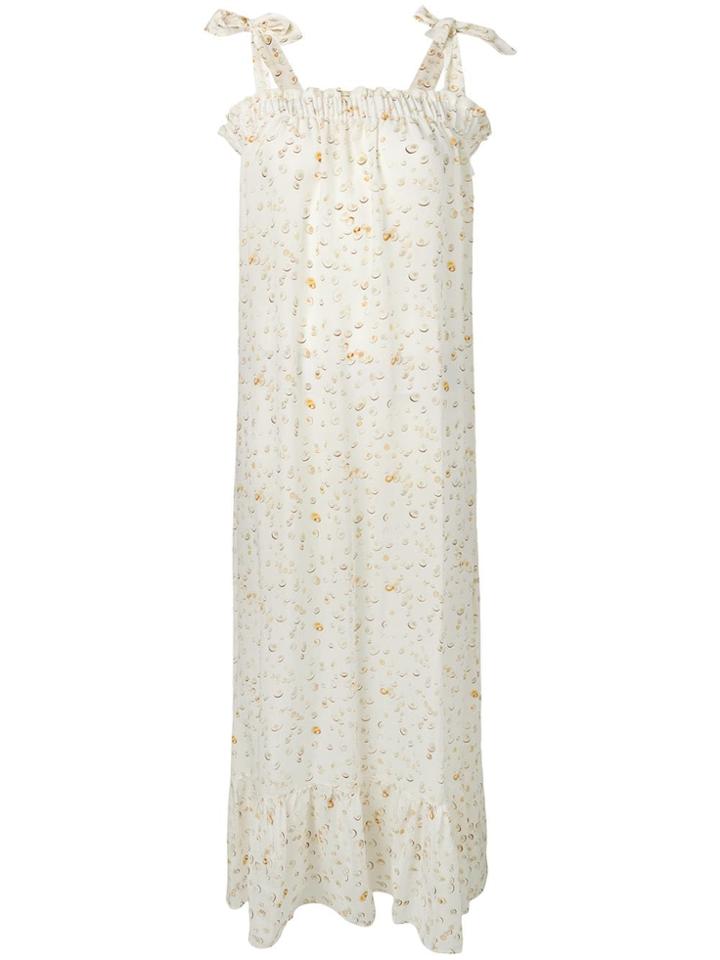 Tara Matthews Seashell Printed Maxi Dress - Neutrals
