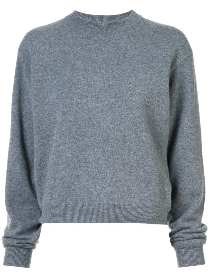 Dusan Cashmere Knitted Sweater - Grey