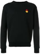 Ami Alexandre Mattiussi Crewneck Sweatshirt Smiley Patch - Black