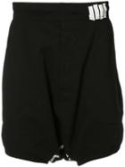 Nil0s - Drop Crotch Shorts - Men - Cotton - 3, Black, Cotton