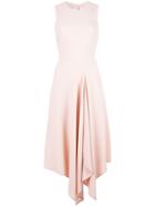 Stella Mccartney Cut-out Back Midi Dress - Pink & Purple