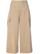 Nicole Miller Casual Cropped Trousers - Brown
