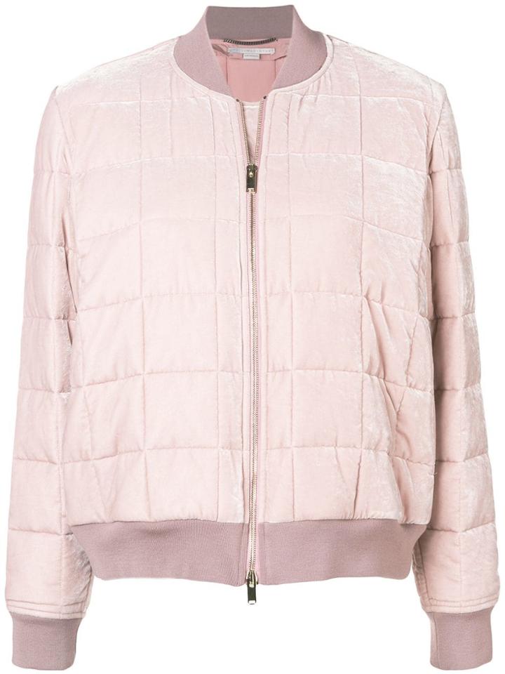 Stella Mccartney Padded Bomber Jacket - Pink