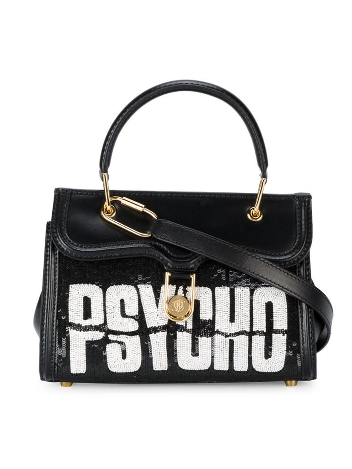 Olympia Le-tan Mini Marguerite Tote Bag - Black