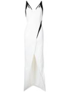 Mugler - Cut Out Gown - Women - Polyester/spandex/elastane/viscose - 36, White, Polyester/spandex/elastane/viscose