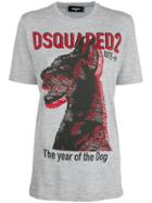 Dsquared2 Logo Patch T-shirt - Grey