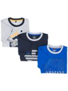 Armani Junior - Retro Eagle Motif T-shirt - Kids - Cotton - 8 Yrs, Blue