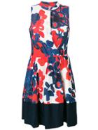 Sara Roka Asymmetric Printed Sun Dress - Multicolour