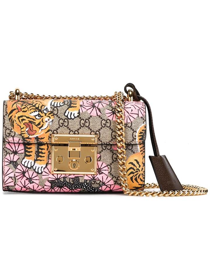 Gucci Padlock Bengal Shoulder Bag, Leather