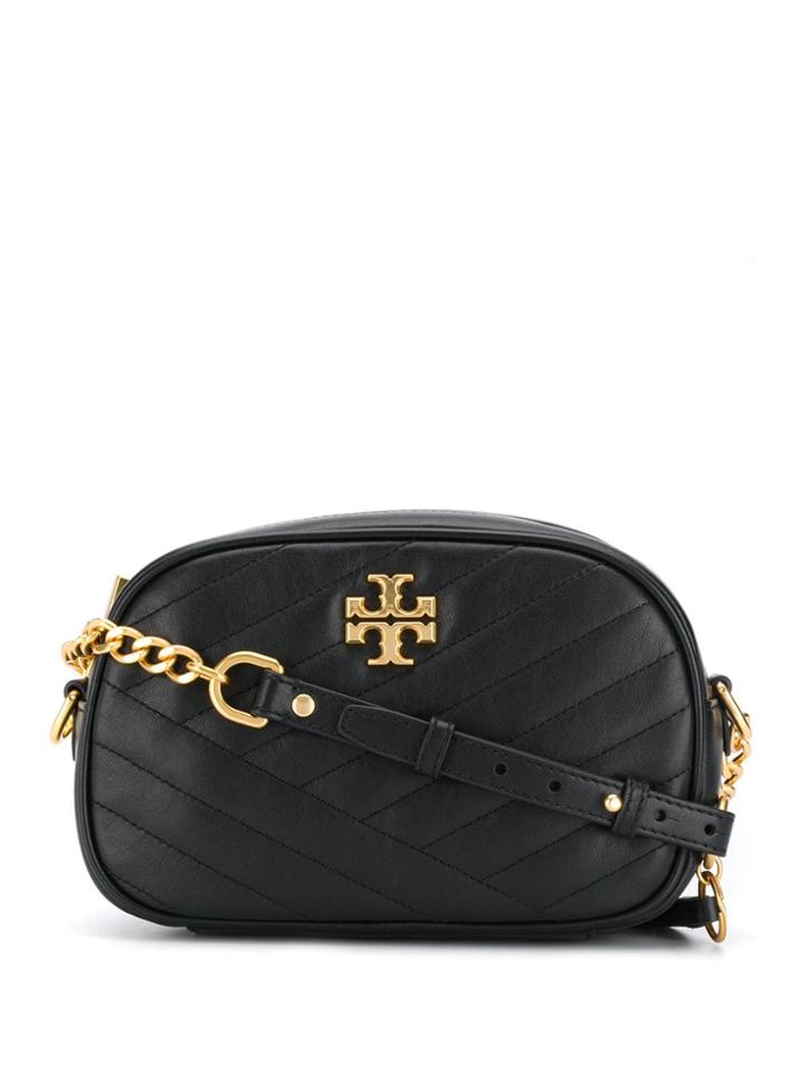 Tory Burch Kira Chevron Small Camera Bag - Black