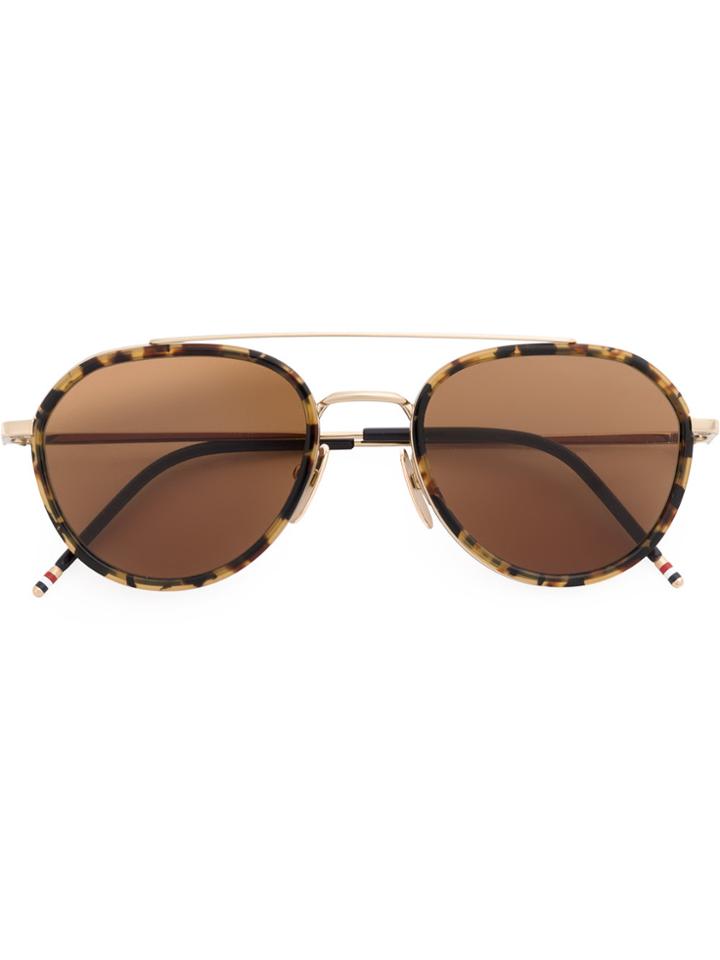 Thom Browne Eyewear Tokyo Tortoiseshell Sunglasses