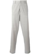 Maison Flaneur Tailored Trousers, Men's, Size: 50, Grey, Virgin Wool/spandex/elastane/viscose