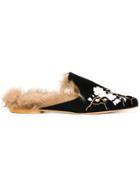 Gia Couture La Francy Slippers - Black