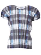 Homme Plissé Issey Miyake Ribbed Checked T-shirt