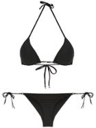 Amir Slama Plain Bikini Set - Black