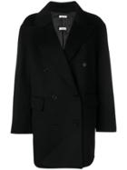 P.a.r.o.s.h. Double Breasted Coat - Black