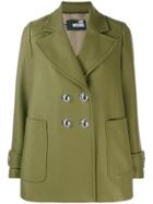 Love Moschino Double-breasted Coat - Green