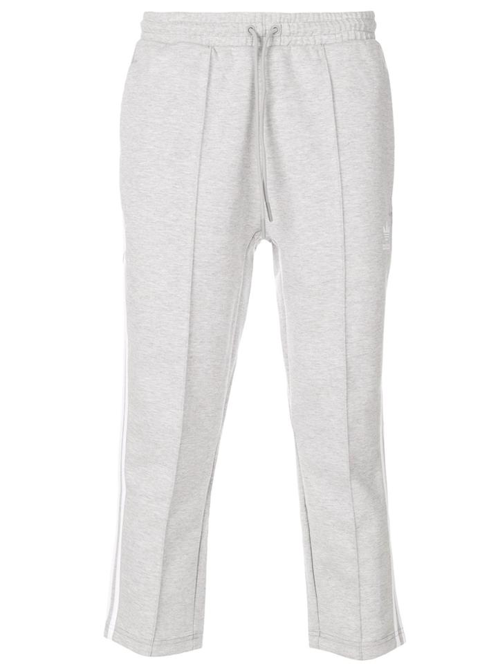 Adidas Adidas Originals Sst Cropped Track Trousers - Grey