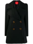 Vivienne Westwood Pre-owned Double-breasted Midi Coat - Black
