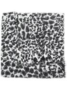 Faliero Sarti Morena Leopard Scarf - Black