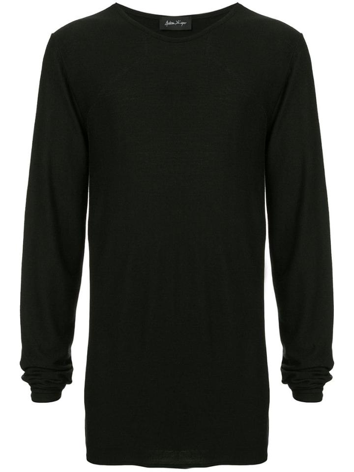 Andrea Ya'aqov Fine Knit Sweater - Black