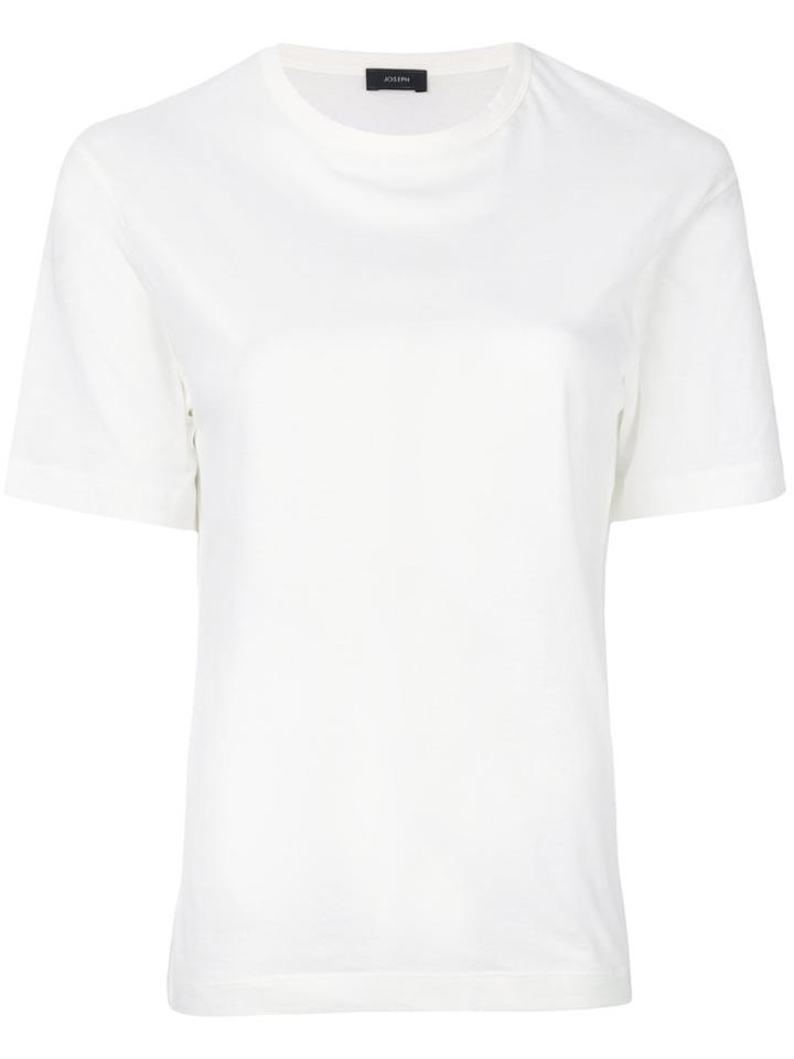 Joseph Round Neck T-shirt - White