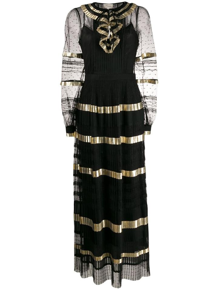 Temperley London Phantom Pleated Dress - Black