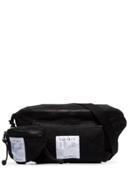 Satisfy Logo Patch Messenger Bag - Black