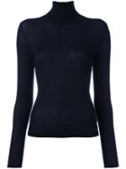 N.peal - Turtleneck Knit Top - Women - Cashmere - S, Blue, Cashmere