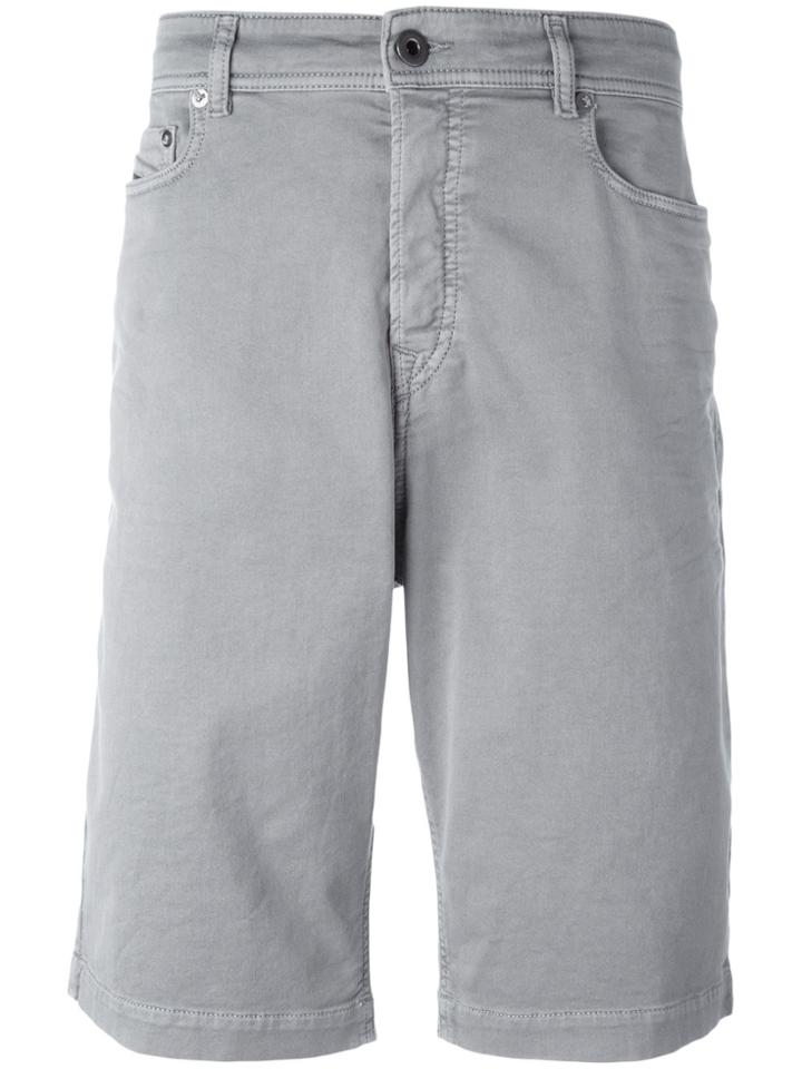 Diesel Black Gold Bermuda Shorts - Grey