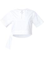 Misha Nonoo 'jhene' Crop Top, Women's, Size: 4, White, Cotton