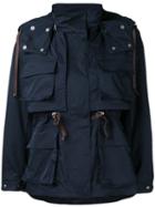 Cityshop - Flap Pocket Jacket - Women - Polyester - 36, Blue, Polyester