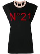 Nº21 Sleeveless Logo T-shirt - Black
