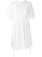 Chloé - Butterfly Sleeve Mini Dress - Women - Silk/acetate/viscose - 36, White, Silk/acetate/viscose
