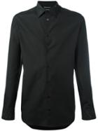 Alexander Mcqueen - Embroidered Shirt - Men - Cotton - 39, Black, Cotton