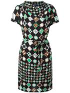 Emilio Pucci Geometric Print Dress, Women's, Size: 44, Viscose