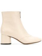 Marc Jacobs Top Zip Design Boots - Nude & Neutrals