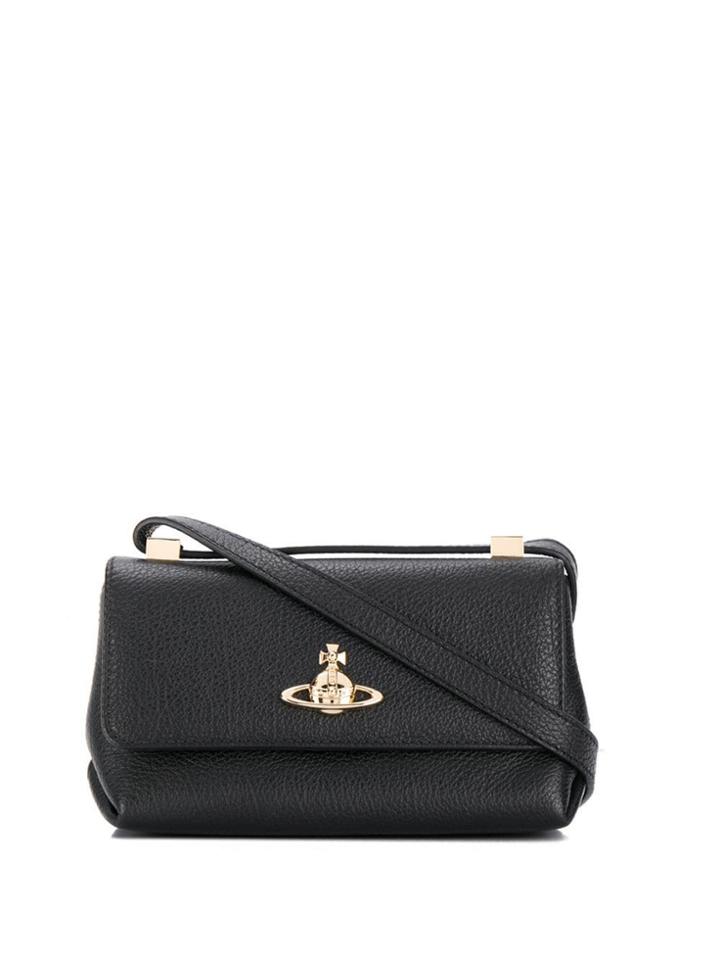 Vivienne Westwood Logo Cross Body Bag - Black
