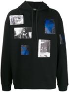 Raf Simons Loose-fit Multi-patch Hoodie - Black