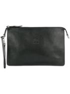 Il Bisonte Pouch Clutch Bag - Black