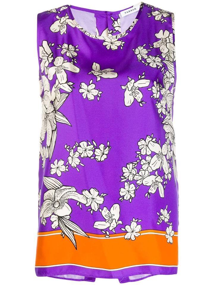 P.a.r.o.s.h. Printed Vest - Purple