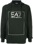 Ea7 Emporio Armani Front Logo Hoodie - Green