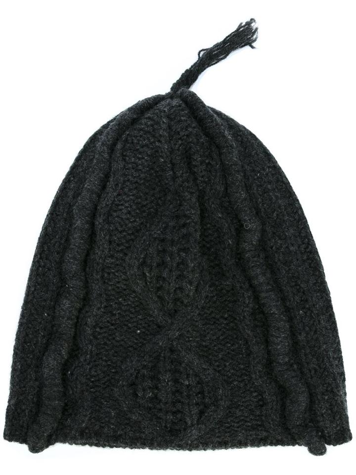 Golden Goose Deluxe Brand Knit Beanie, Men's, Grey, Wool